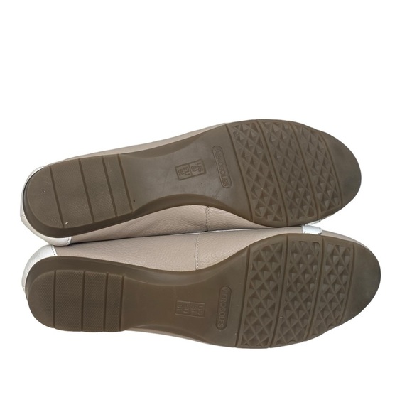 Aerosoles Size 8.5 Meteorite Ballet Flat Shoes Beige Two Toned Medium Width - Picture 12 of 13